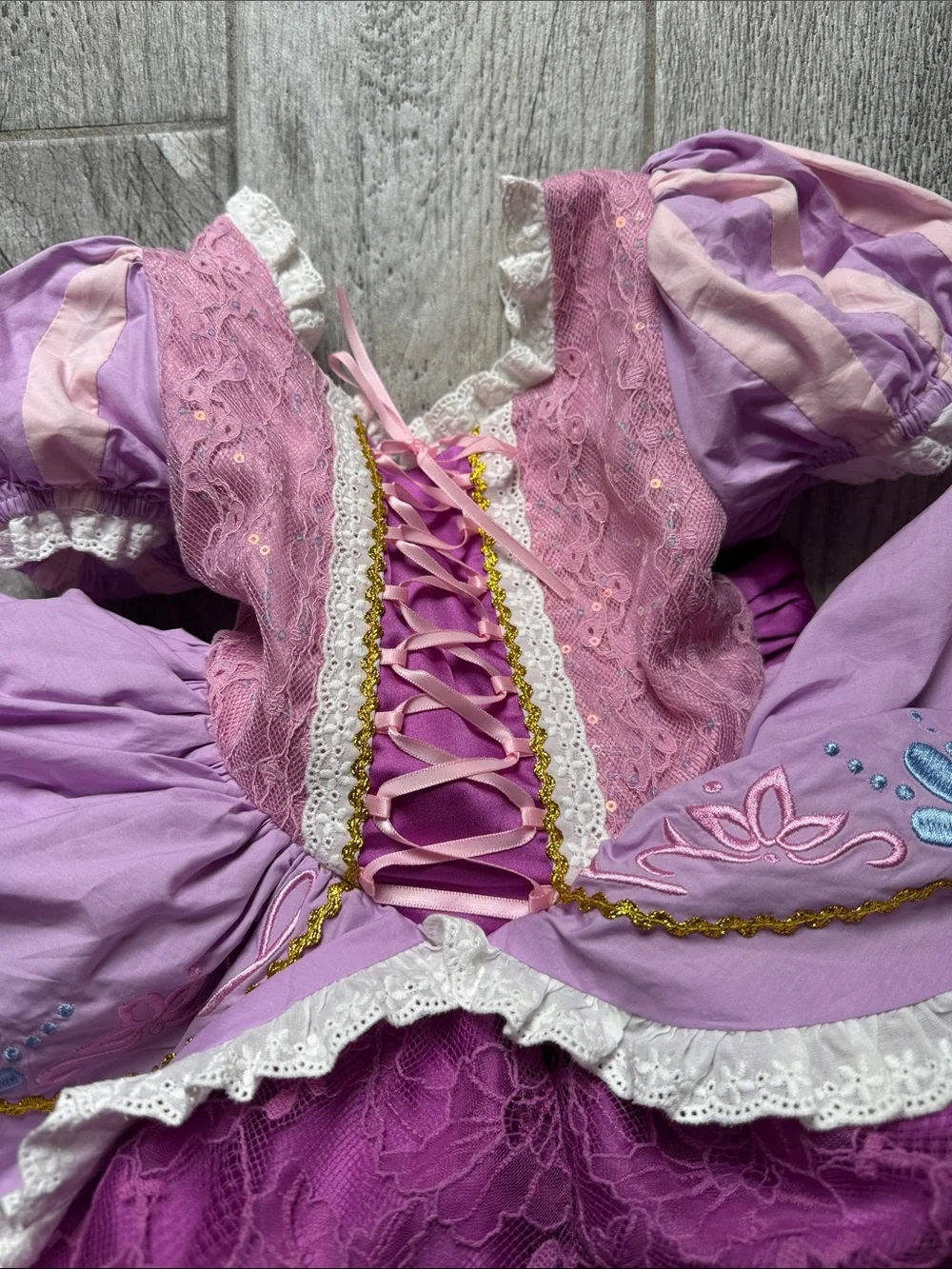 NWT-Bitty bundle of joy- Tangled Princess Dress-Up Costume for Kids